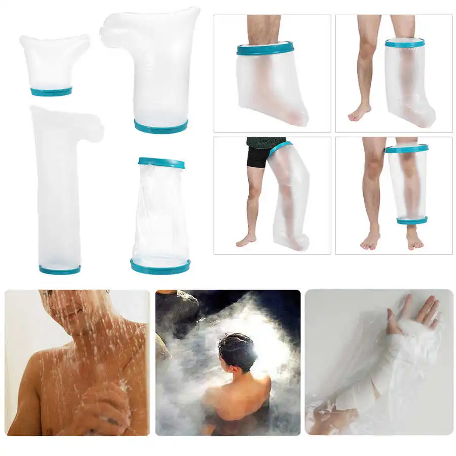 

Водонепроницаемая герметичная повязка для защиты от перелома ноги и колена для взрослых, защитный рукав для душа и ванны