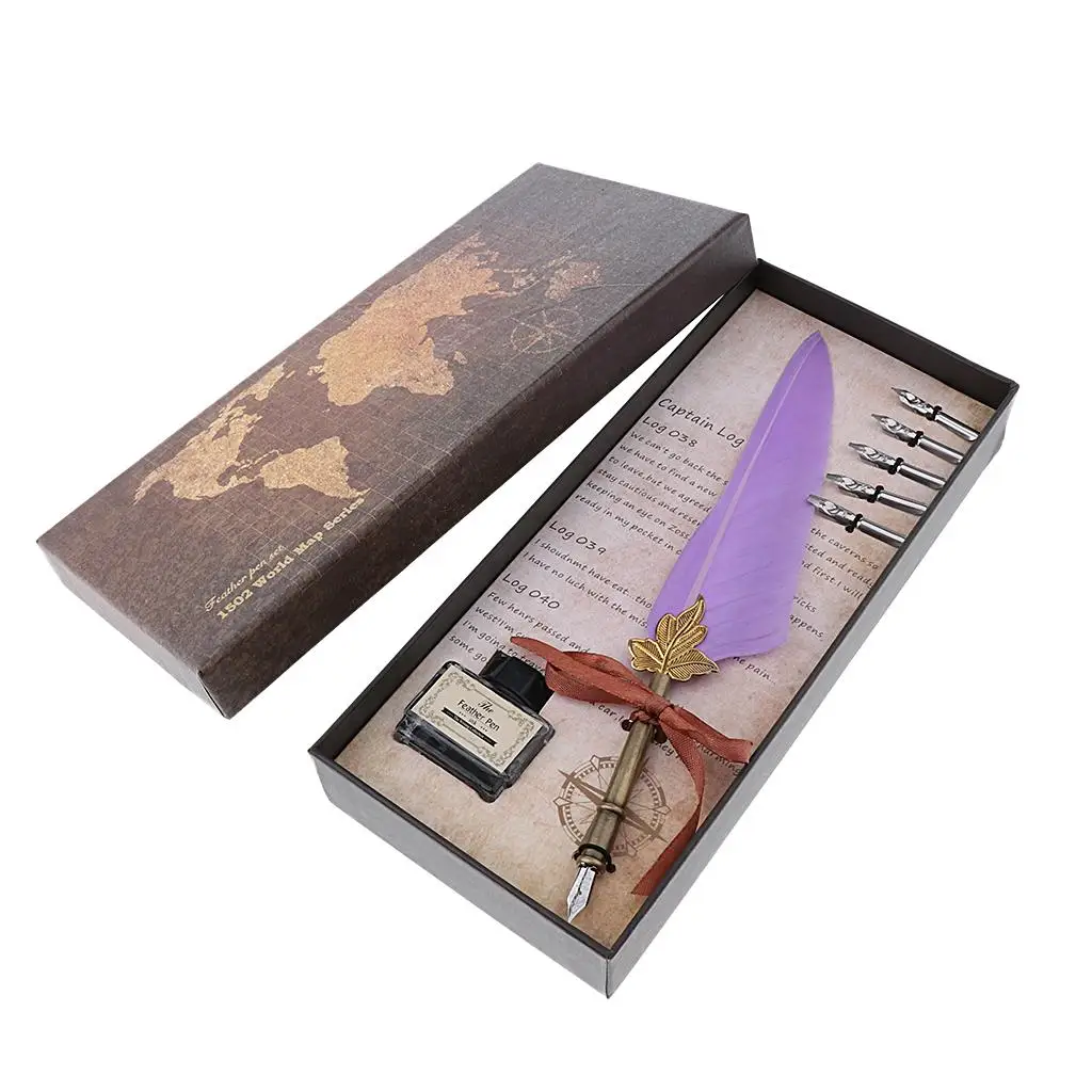 Набор для каллиграфии 26 см шариковая ручка с перьями чернильная 5 переменными