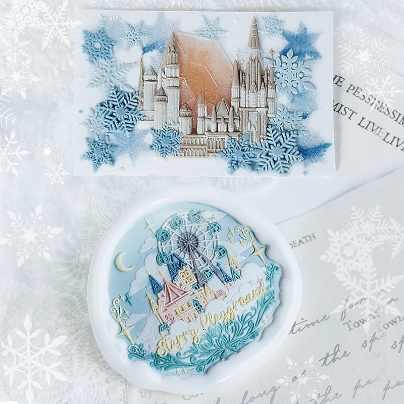 Серия Snow World штамп с сургучной печатью на Хэллоуин принадлежности для ремесла