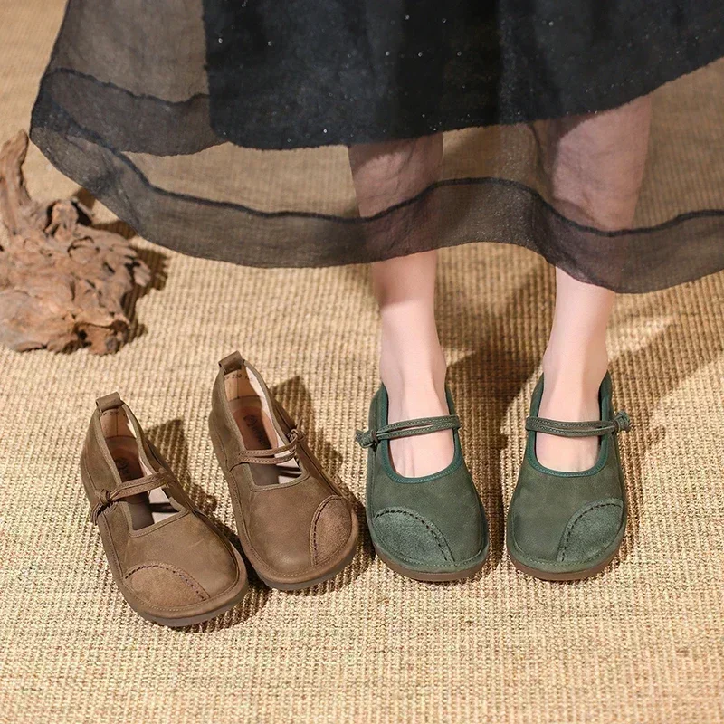 Женские лоферы в этническом стиле женская обувь на плоской подошве элегантные