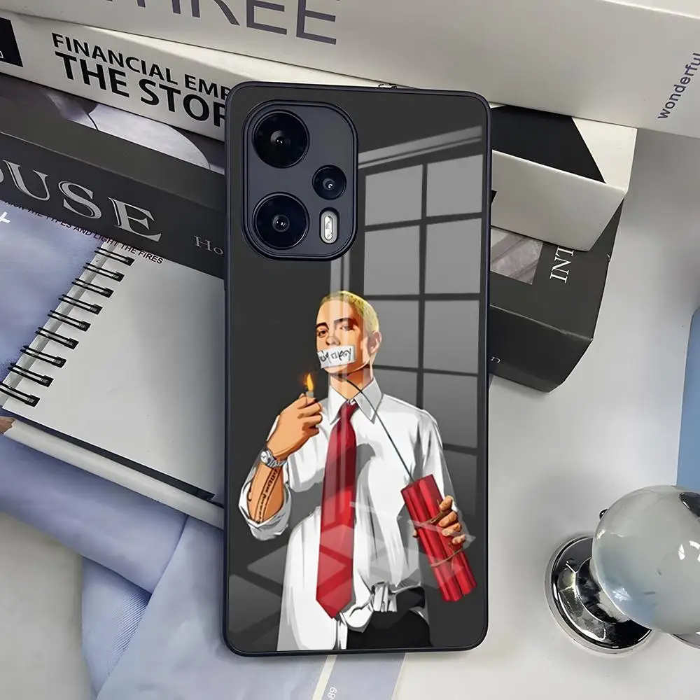 Чехол для телефона Marshall Mathers Eminem Redmi 13 12 13c 12c Note Pro Plus 11 10 12s 11s Задняя крышка из