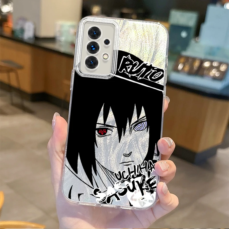 Новый аниме чехол для телефона N-Narutos Samsung Galaxy S24 S23 S22 S21 Plus Ultra A73 A72 A71 A55 A54 A53 жесткий