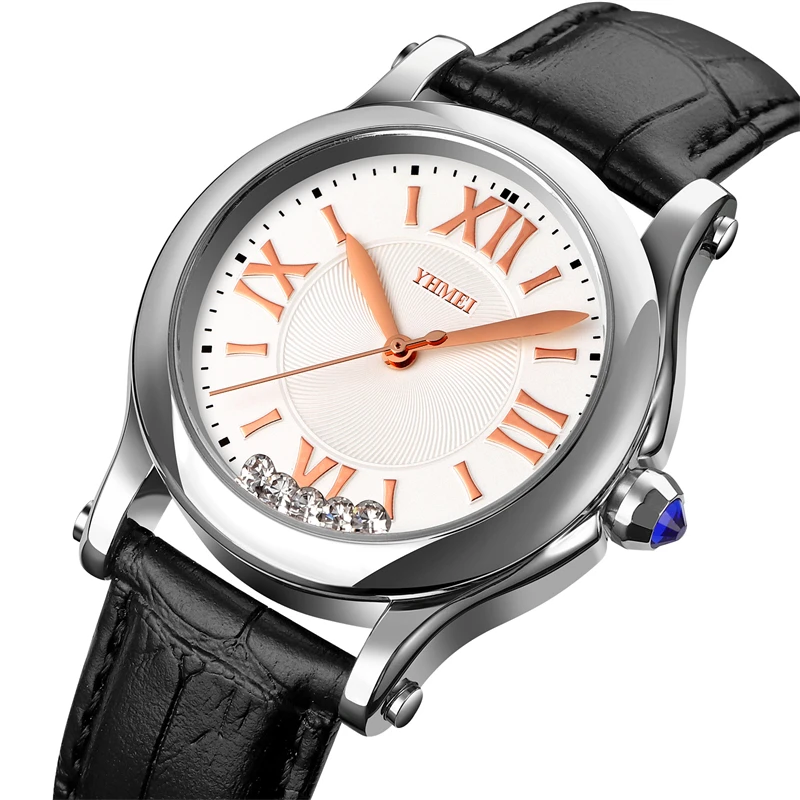 

Simple black white quartz watches women minimalist design silicone strap wristwatch big dial women's fashion creative watch
