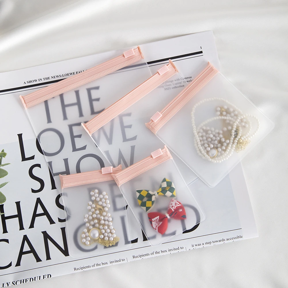 

Матовые розовые чехлы для украшений из ЭВА, 10 шт