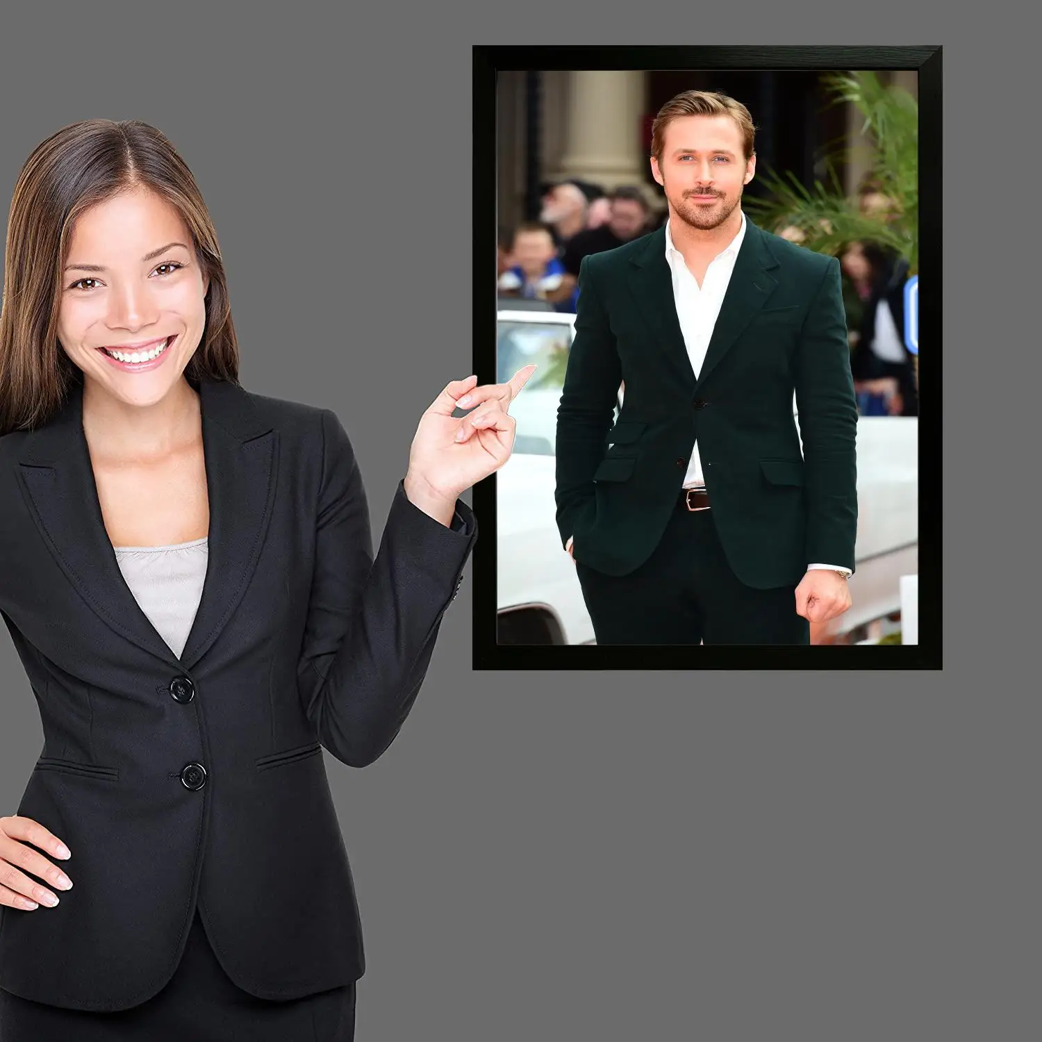 Художественный постер yan gosling современный