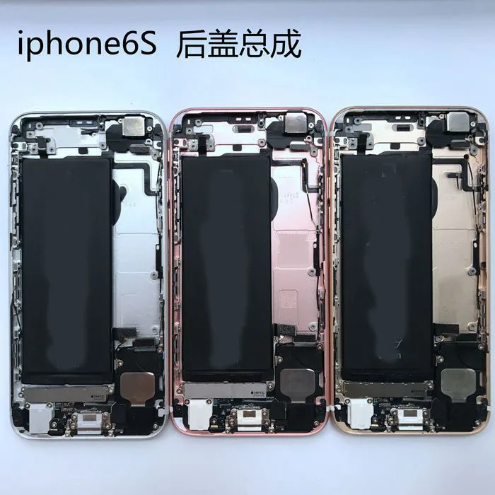 

100% original used of 95% new For iphone 6S Back Middle Frame Chassis Full Housing Assembly Battery Cover (no include camera ）