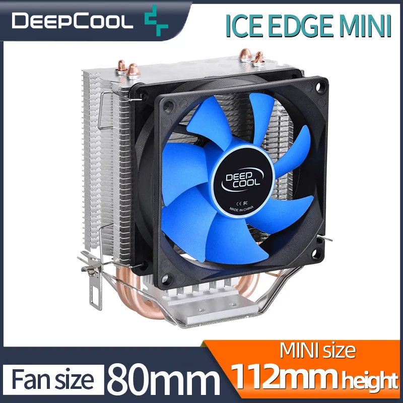 

Кулер для процессора DeepCool ICE EDGE MINI FS V2.0, 80 мм, кулер для процессора Intel LGA 775 1155 1156 AMD AM4 AM3