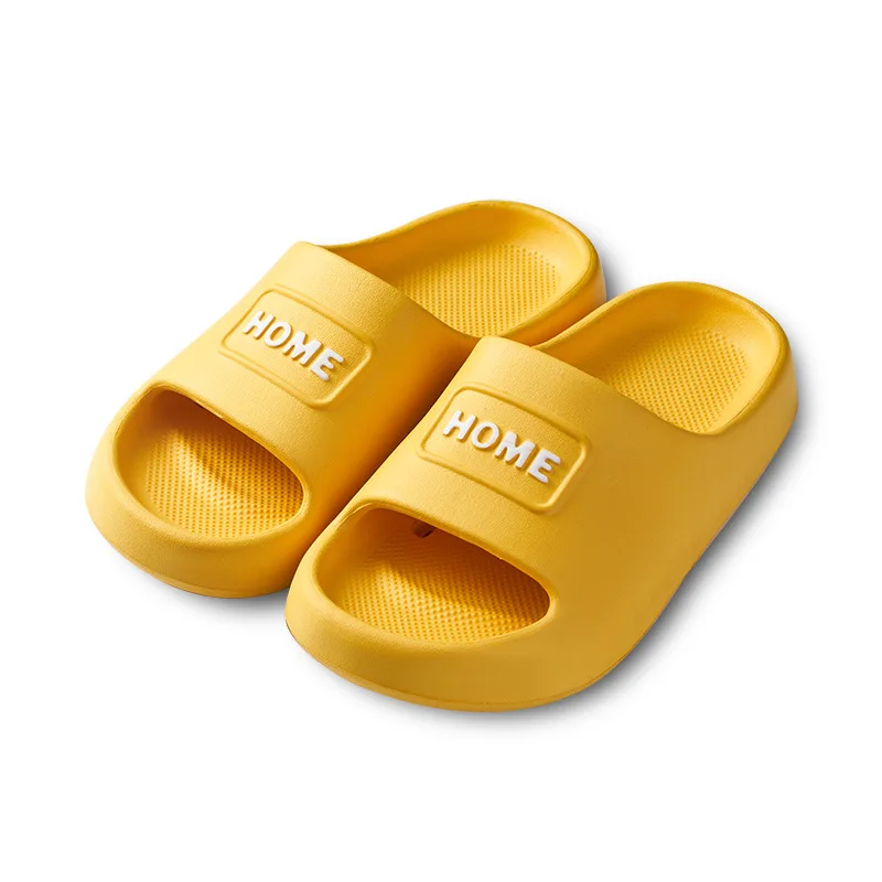 Women's Summer Home Slippers Indoor Bathroom Non-slip Bath Soft Bottom Feelings Couple Wearing Thick Sole Sandals Men