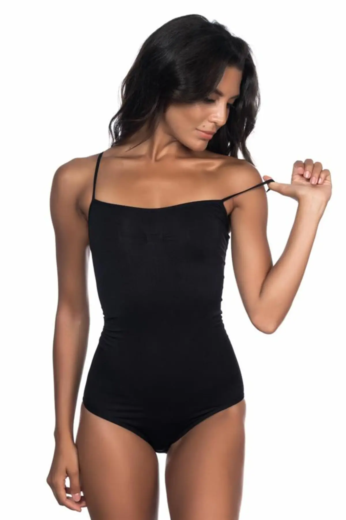 

Women's Bodysuit Seamless Rope Suspended Black Snap Ripped 1923B Rompers Jumpsuits Sheath Skinny Summer Streetwear