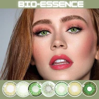 2Pcs Pairs Green Contact Lenses Lentillas Verdes Naturales Cosmetics For Eyes Belleza Lenses For Eyes Colored Yearly Bio-essence