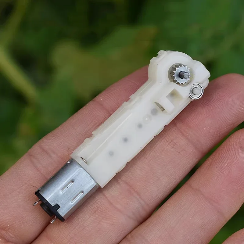 Двигатель Micro N20, металлическая щетка, пластиковая коробка передач, червячная передача постоянного тока 5 В-6 В, 30 об/мин-39 об/мин, медленная скорость для 3D-печати, модель робота-ручка