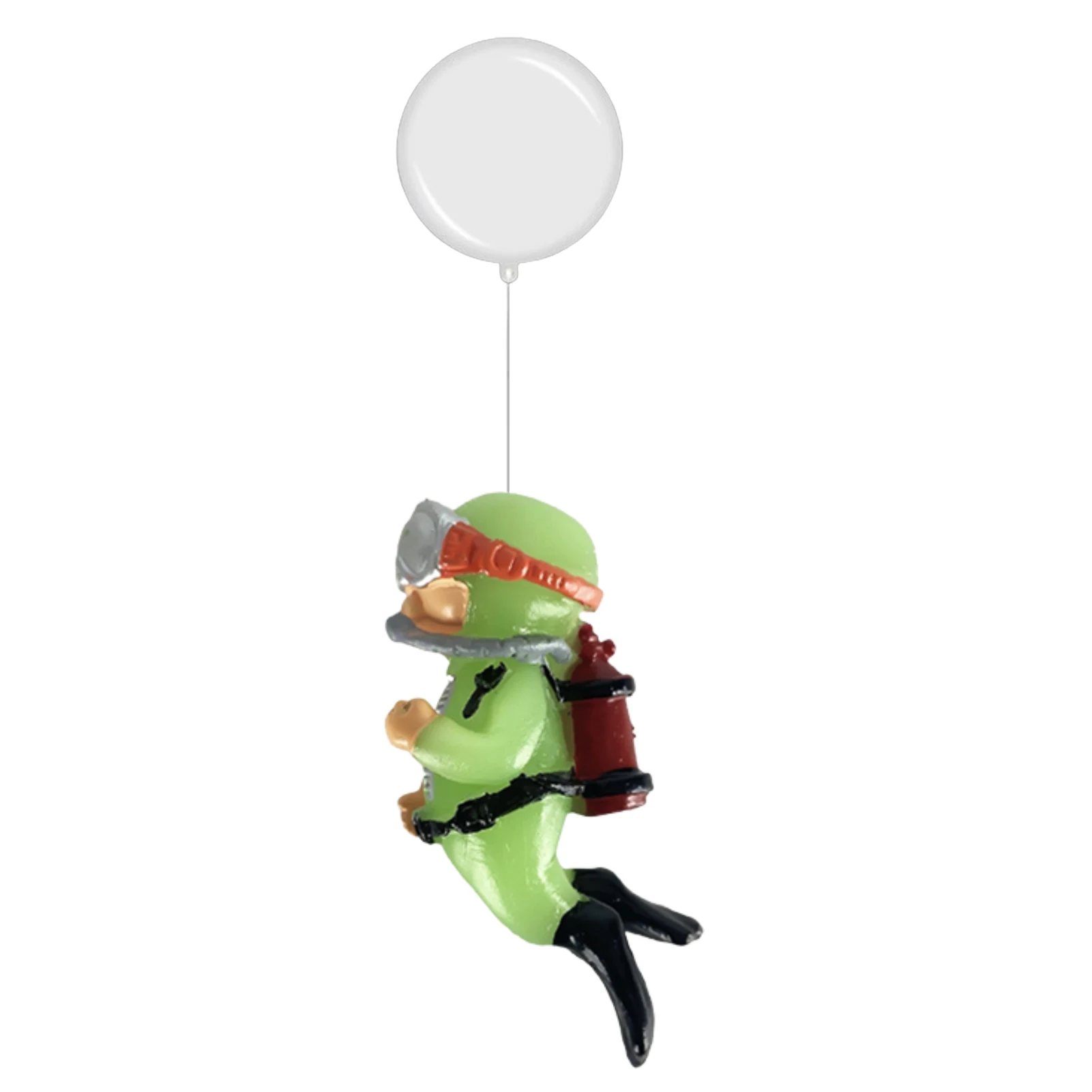 

Floating Fish Tank Decorations Luminous Blue Fat Diver Cute Aquarium Diver With Float And Line Floating Device Fish Tank