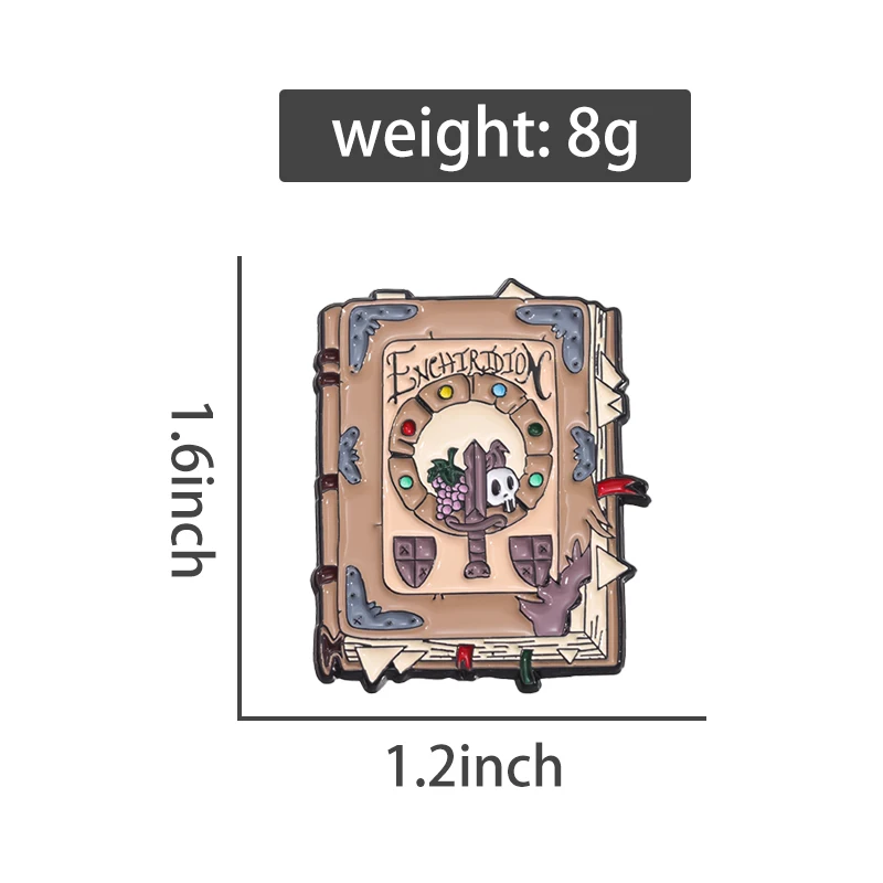 Украшенная из сплава брошь в виде книжной тематики аксессуары для одежды и