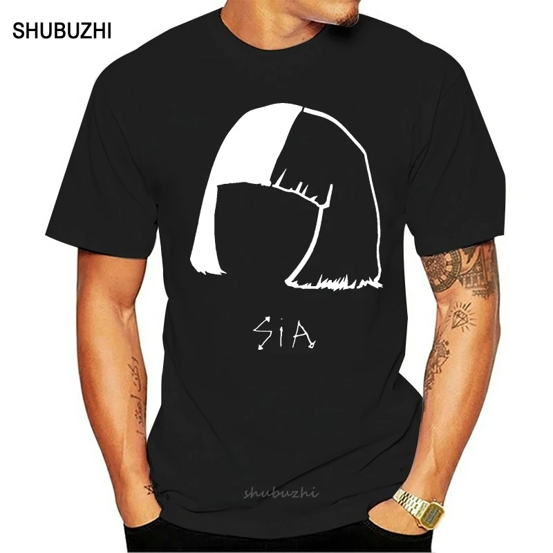 

Sia T Shirt Music 100% Cotton Unisex Sia T Shirt Sia Kate Isobelle Furler Tee Cool Casual Pride T Shirt Men Unisex New Fashion