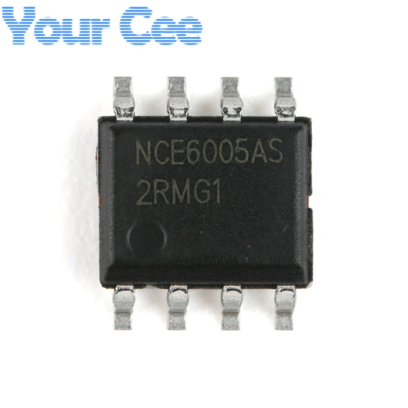 

10 шт., NCE6005 NCE6005AS SOP-8, 60 В, 5 А, двойной N-канал, стандарт МОП