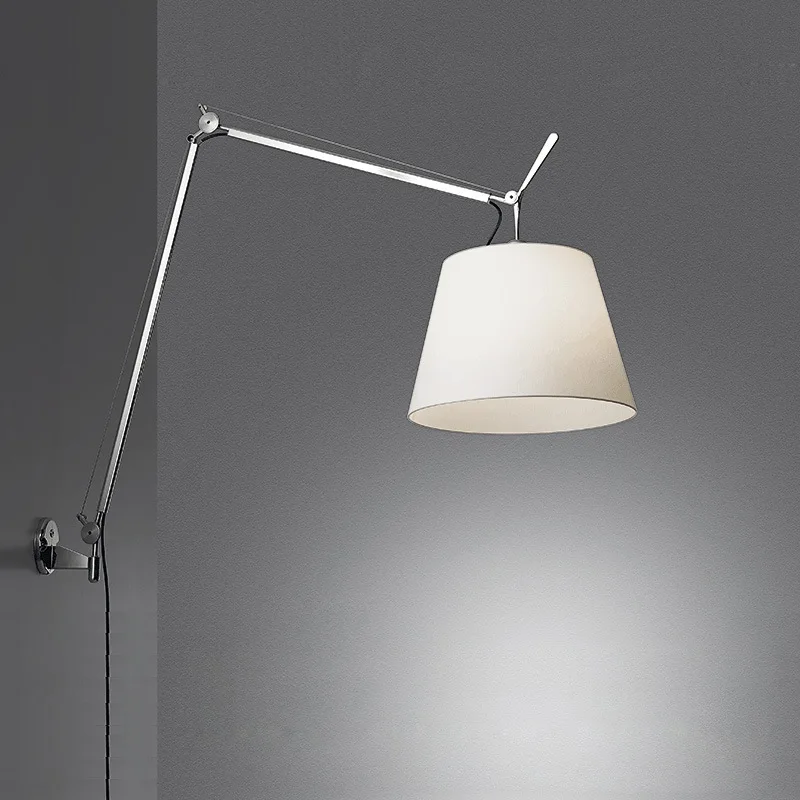 

Artemide Tolomeo Mega Wall Italy Design long arm wall lamp Industrial Minimalist aluminum wall light Bedside bedroom wall lamp