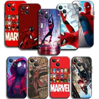 spiderman marvel phone cases for iphone 11 12 pro max 6s 7 8 plus xs max 12 13 mini x xr se 2020 soft tpu back cover coque