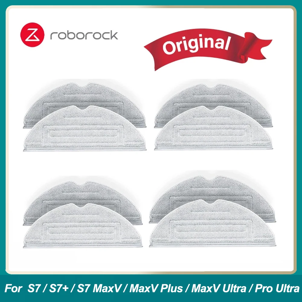 

Original Mop Cloths Antibacterial Mops For Roborock S7 MaxV / S7 MaxV Plus / S7 MaxV Ultra / Pro Ultra / S7 / S7 + Cleaner Robot