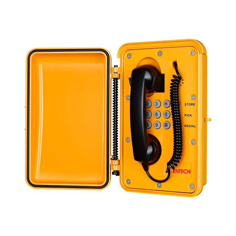 Фото KNTECH LP Прочный VoIP-телефон, всепогодный и антивандальный, с трубкой для использования на трассах №1