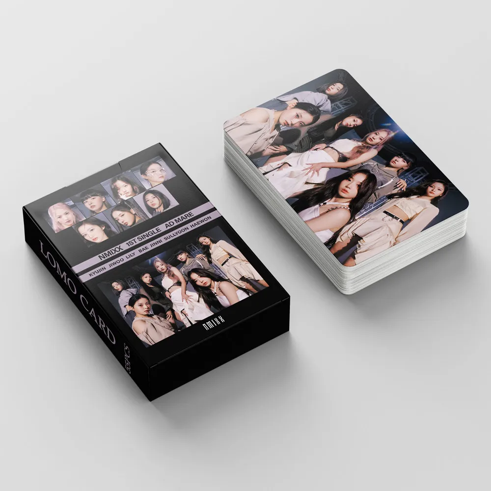 

55 шт./компл. оптовая продажа Kpop NMIXX Photocard новый альбом Lomo Card фотопечать открыток постер картина Поклонники подарки коллекция