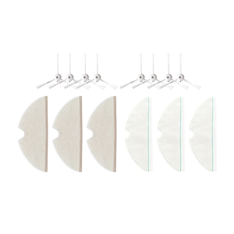 

14PCS For Xiaomi Roborock T8 Robot Vacuum Cleaner Replacement Accessories Washable Side Brush Mop Cloth Household Kit