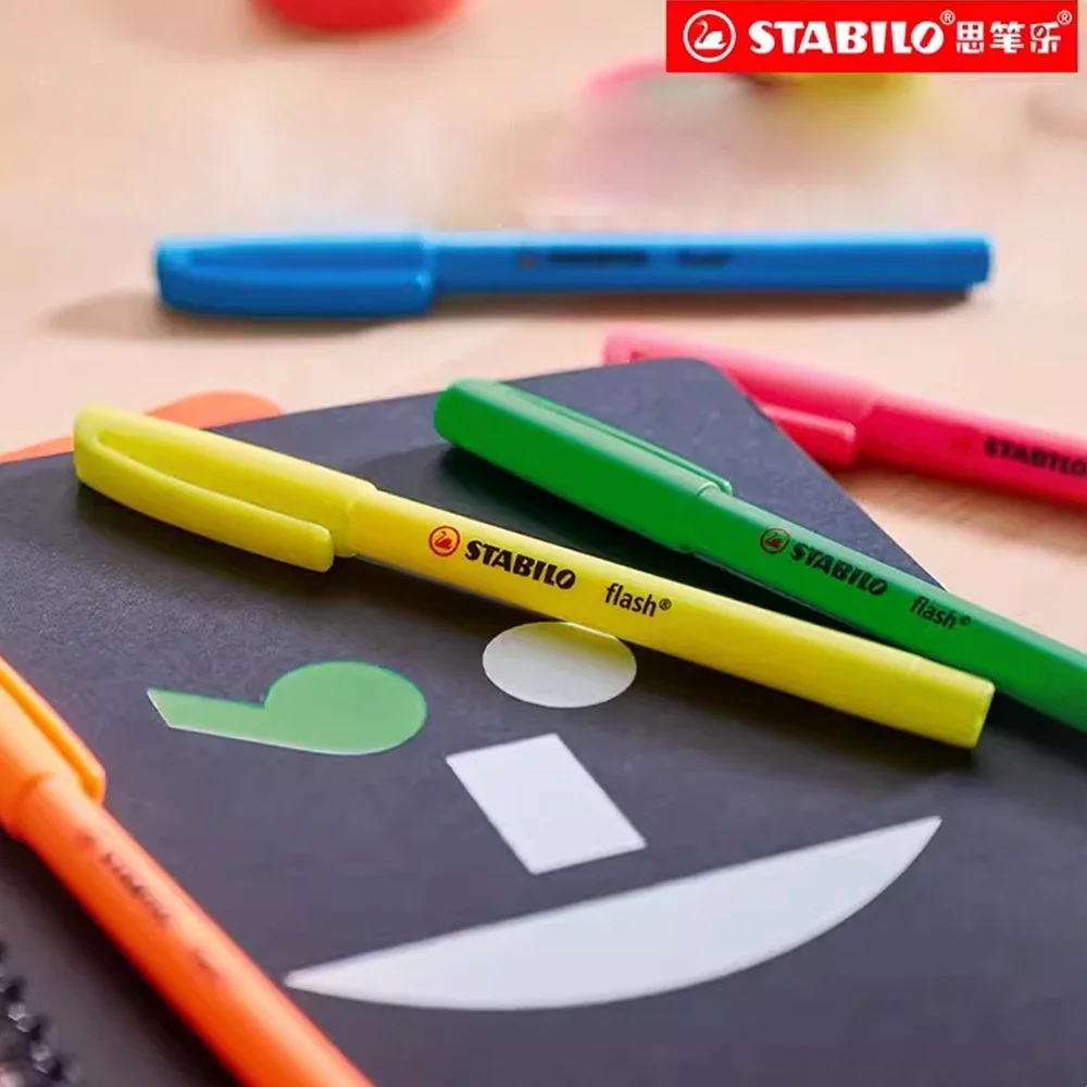 Немецкий блестящий маркер Stabilo 555 цветные маркеры каваи канцелярские