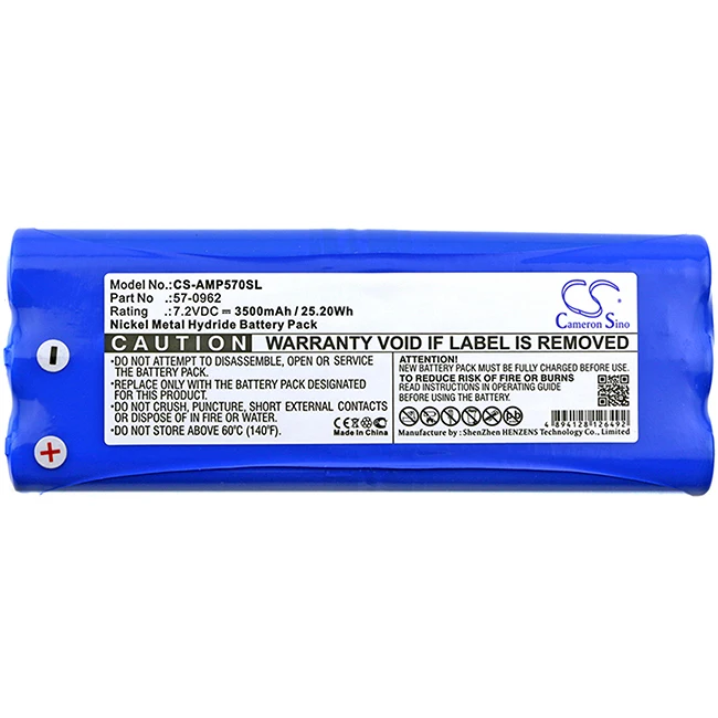 

Cameron Sino 3500mAh Battery For AMX Panjam Phast VPT-CP VPN-CP 57-0962
