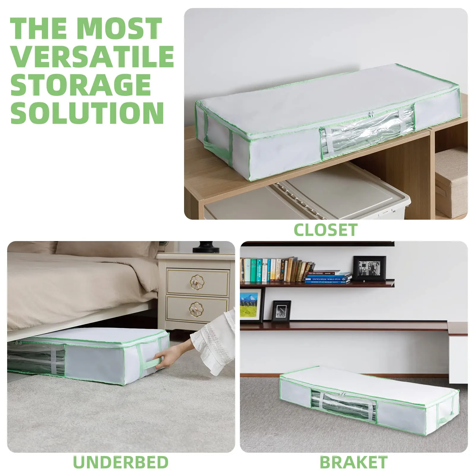 TAILI большая вместительная вакуумная коробка для хранения одежды с ручкой под