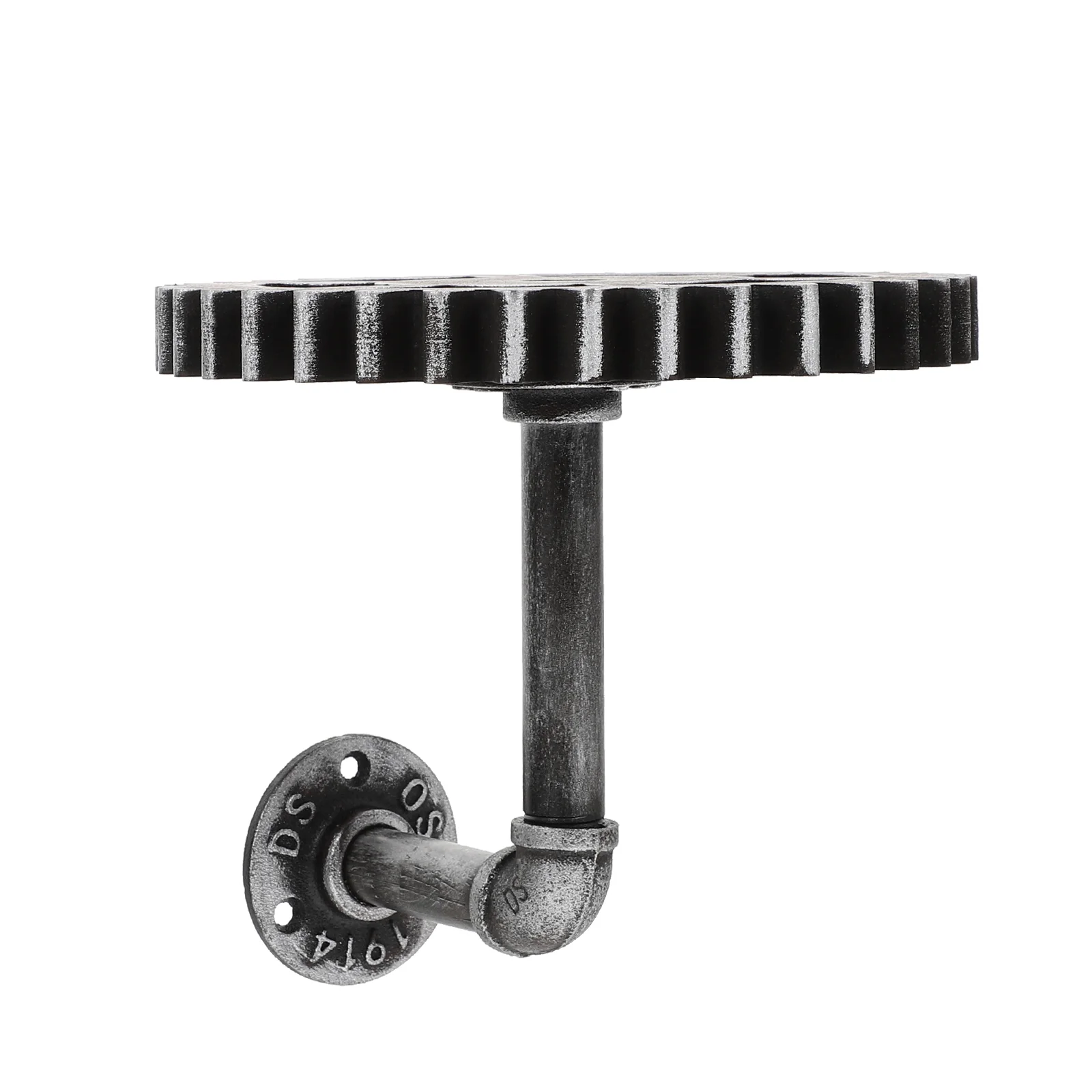 

Industrial Home Wall Mount Bookshelf Steampunk Pipe Hook Floating Shelves Bracket Decor Bathroom