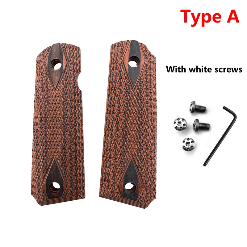 

Накладки для ручек 1911, цветное дерево