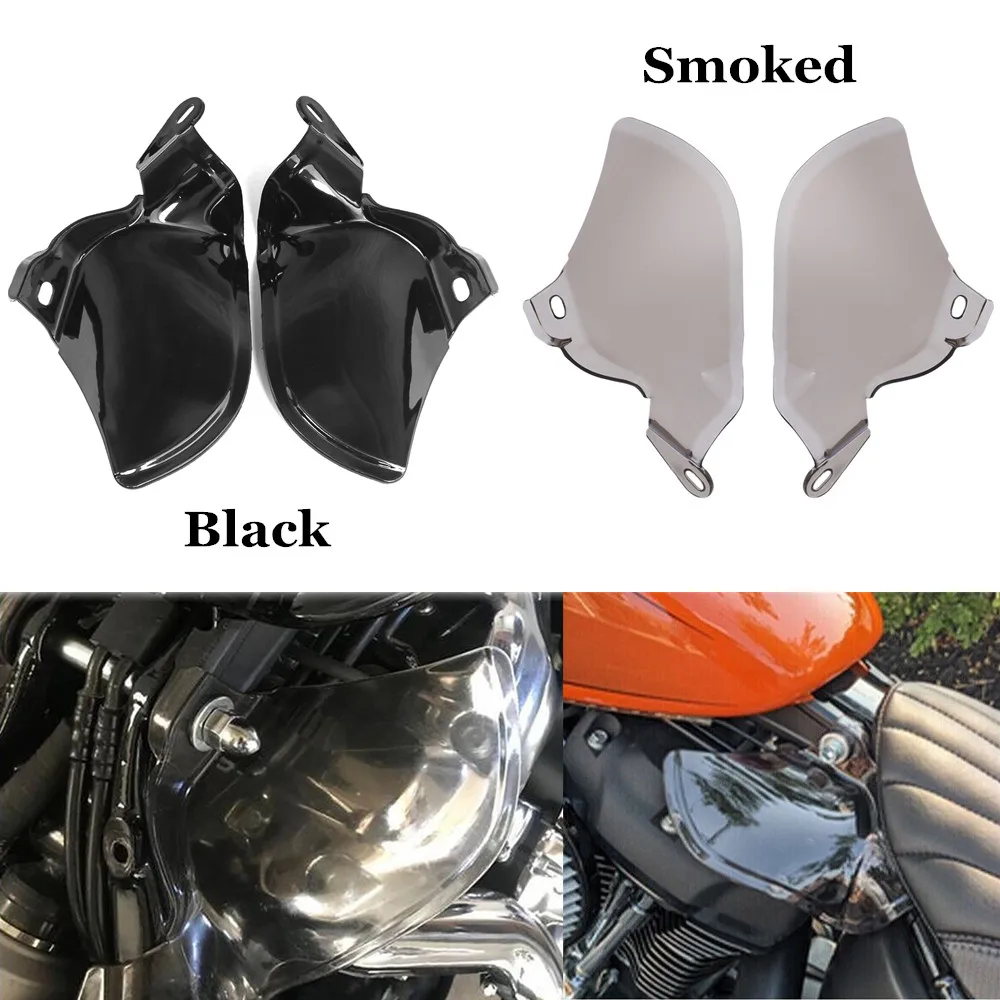 

Мотоциклетный аксессуар Светоотражающие седельные щиты Воздушный тепловой дефлектор для Harley Softail Fat Boy Breakout Slim Street Bob FLSL 18-20