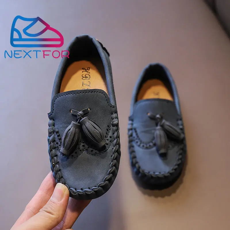

Original Children Flat Shoes Boys Loafers Unisex Tassel Soft Bottom Kids Baby Sneaker Leisure Sport Loafers Shoes Children