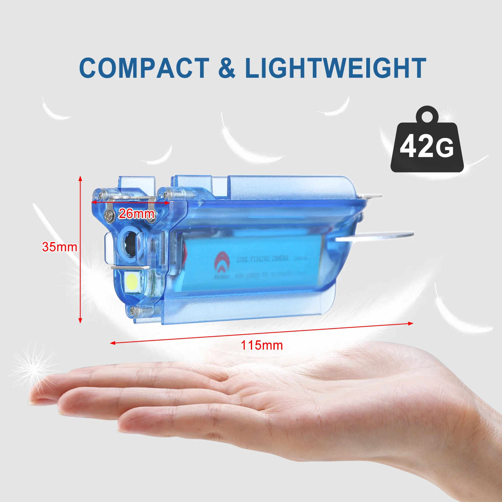 Беспроводная подводная рыболовная камера с Wi-Fi видеокамера 1080P циклической