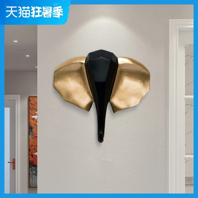 

Роскошный настенный кулон со слоном в виде головы животного