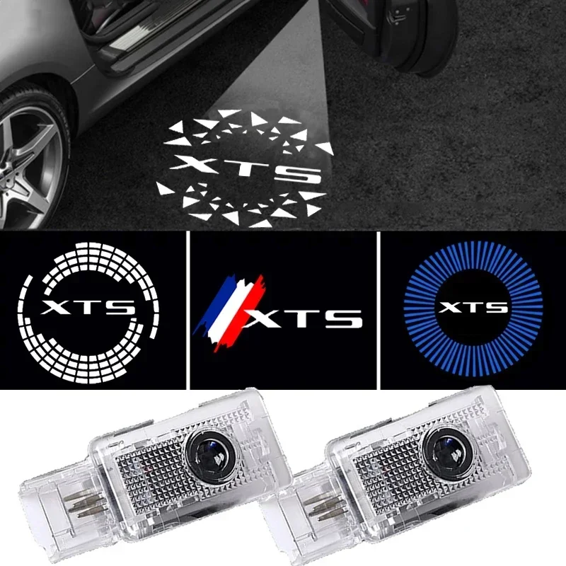 Для Cadillac XTS 2013-2018 2 шт. дверь для автомобильного стайлинга приветственная