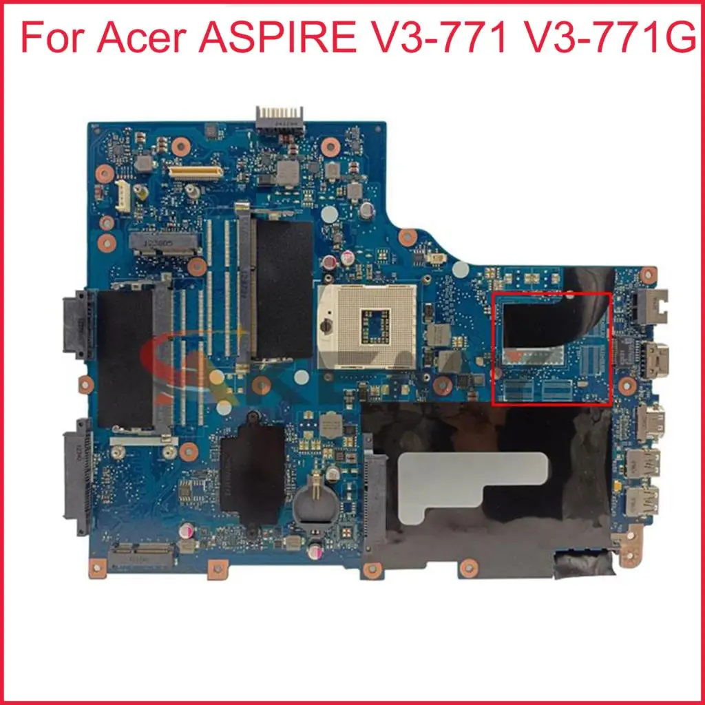 

NBRYR11001 NB.RYR11.001 Mainboard For Acer ASPIRE V3-771 V3-771G Laptop Motherboard VA70 / VG70 REV2.1 HM77 DDR3 100% Tested OK