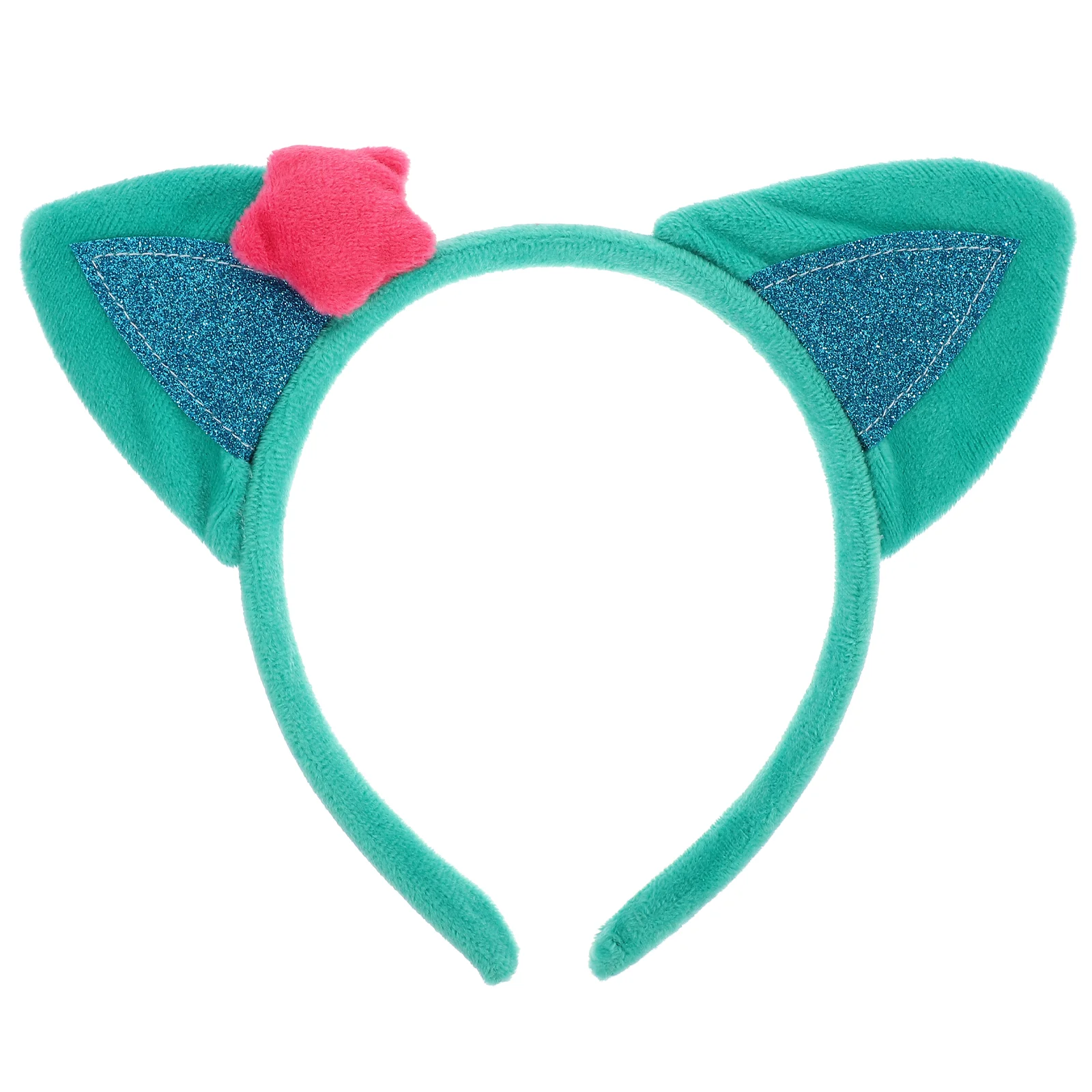 

Women Headband Animal Headbands Adults Cat Ear Photo Props Booth Fabric Ears Child