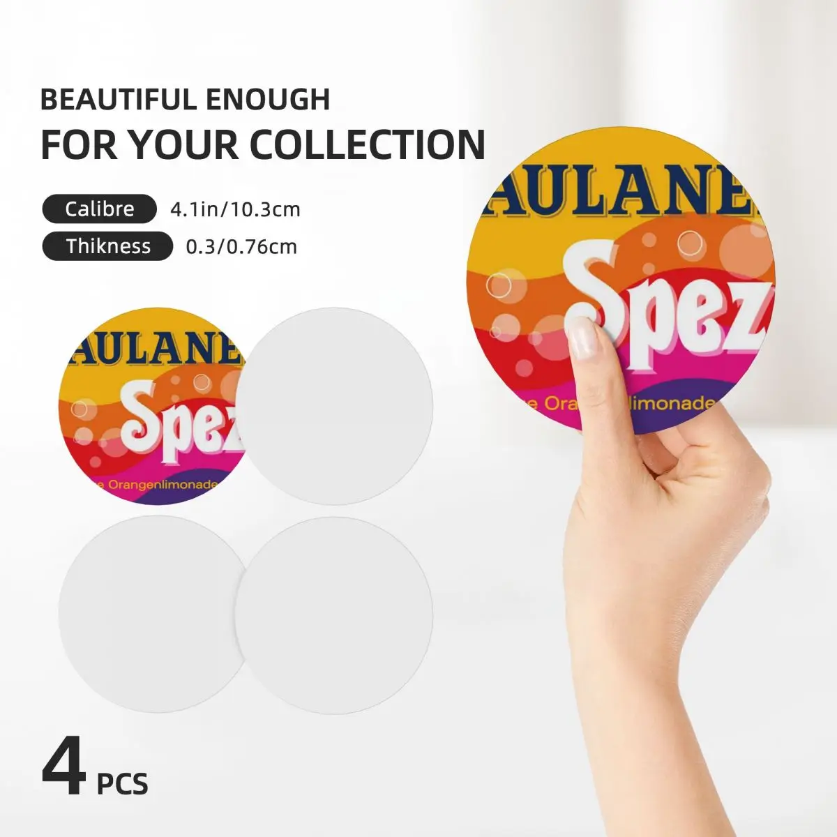 Керамические подставки PaulanerSpezi (набор из 4) креативная тарелка чашка для чая милые