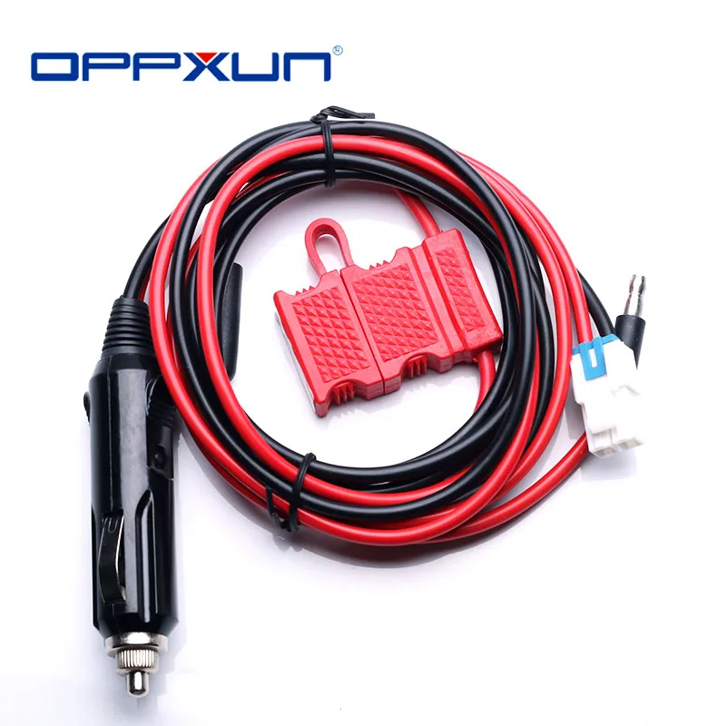 

Кабель питания OPPXUN 12 В для Hytera Car Radio HYT MD780 MD650, переносная рация с предохранителем и разъемом для прикуривателя