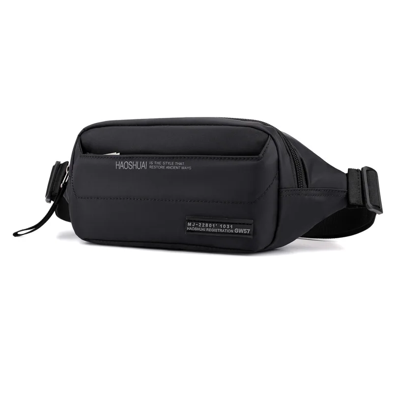 

High Money Waist Quality Pouch Bags Male Men Belt Fanny Pack Sling Fashion Bum Hip Pack New Chest Multi-pocket Crossbody Nylon