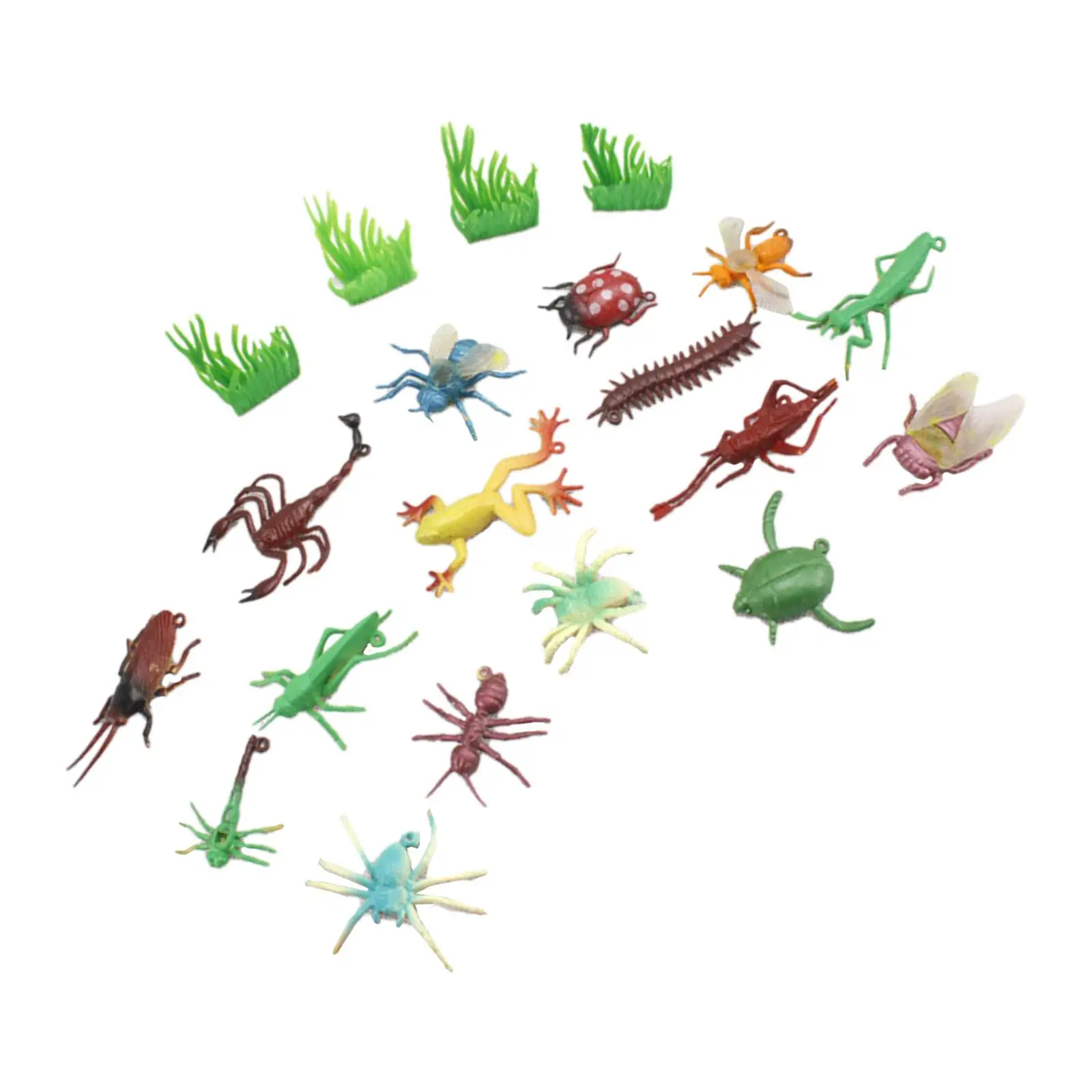 

17x игрушечные фигурки животных Настольные декорации реалистичные фигурки вечерние трюки игрушки развивающие игрушки для украшения тема вечерние подарки