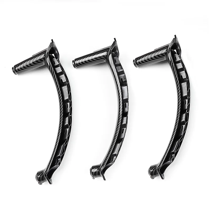

Car Right Left Interior Inner Door Pull Handle Armrest Trim For BMW E70 X5 E71 E72 X6 2007-2013 Carbon Fiber Auto Accessories