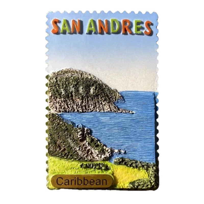 Магниты на холодильник Colombia дорожные сувениры Сан-Андрес наклейки свадебные