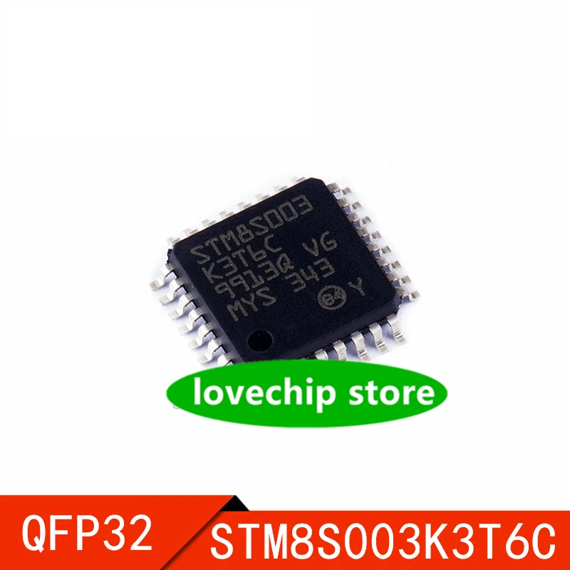 Оригинальный чип новый оригинальный импортный микроконтроллер STM8S003K3T6C STM8S003 LQFP-32