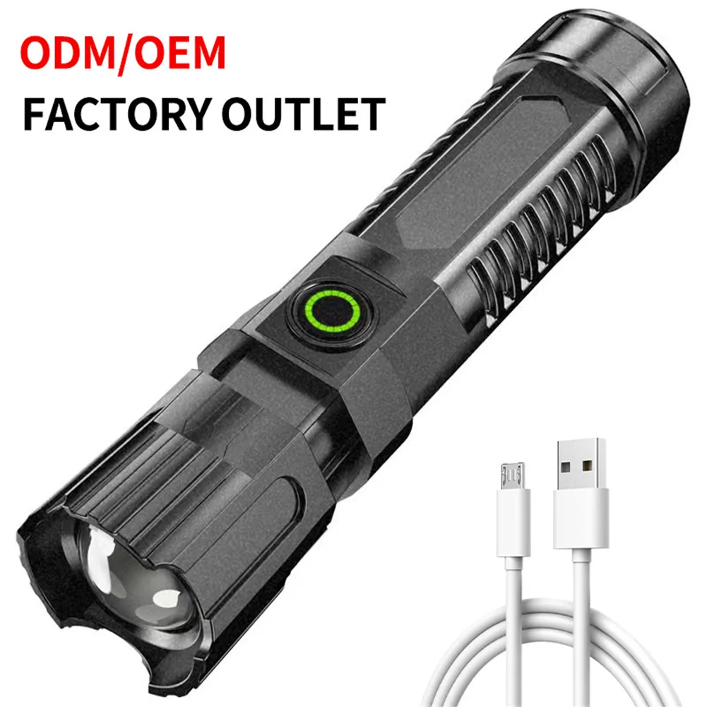 

Rechargeable Work Searchlight Xhp70 Most Powerful LED Flashlight USB Zoom Torch Outdoor Night Run Fishing Camping Equipment