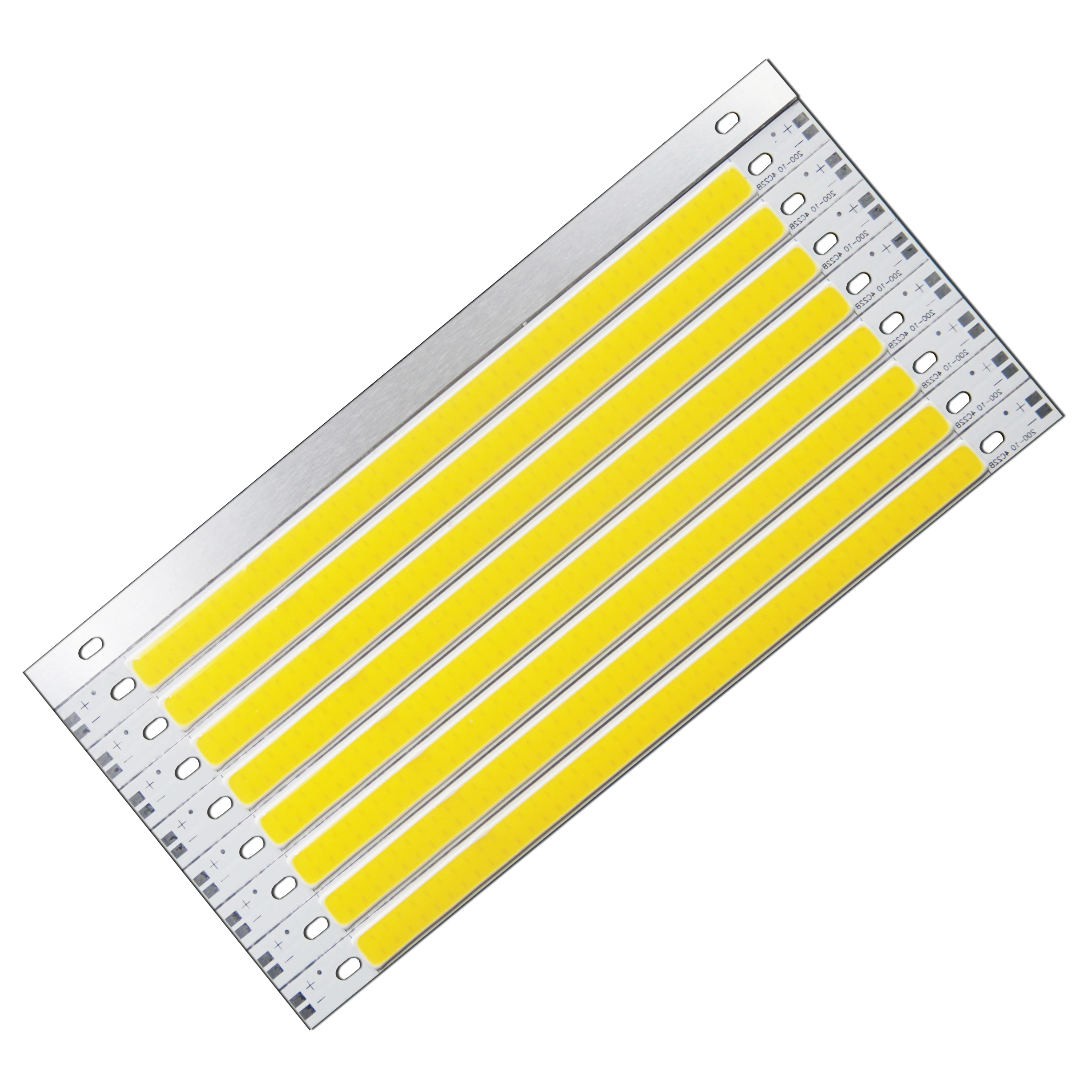 FTZOTOF 200x10mm LED COB пластырь штрих лампа 10W DC 12 - 14V 1000LM синий зеленый красный холодный