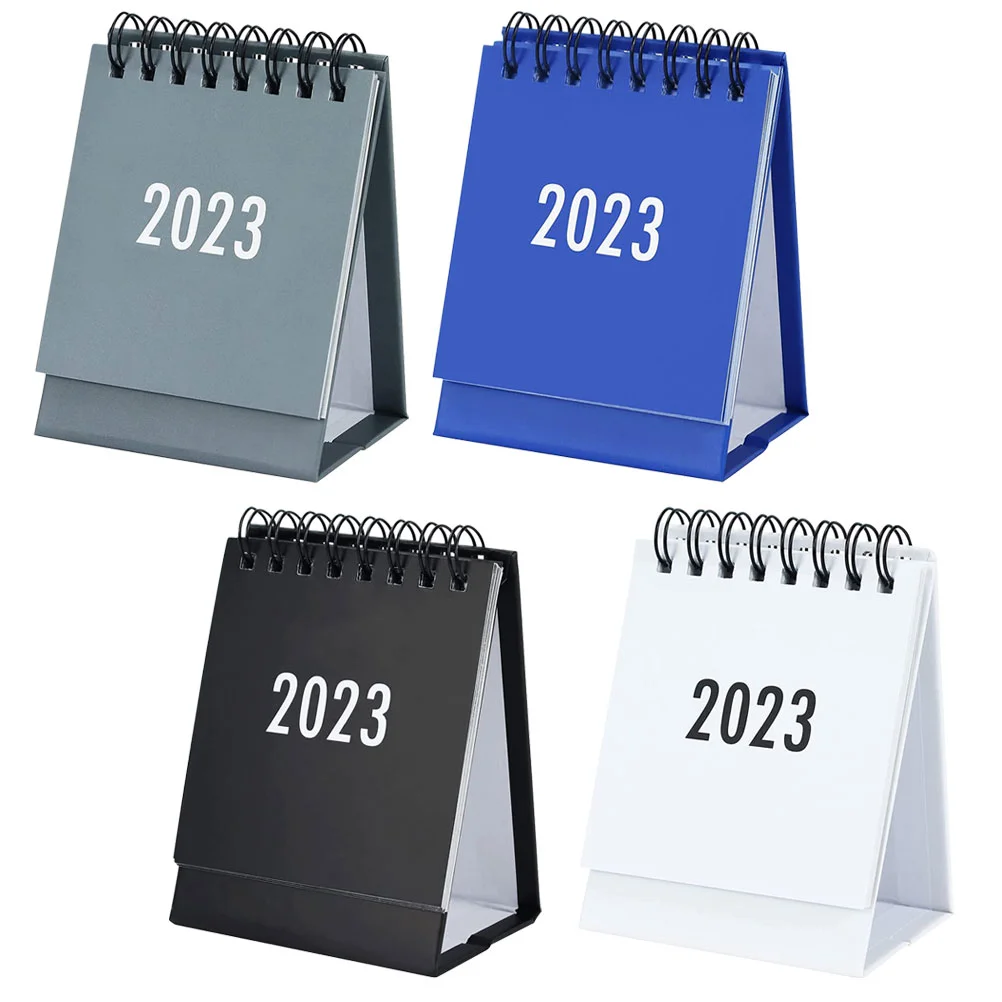 

Calendar Desk Standing Year Desktop Rabbit Tabletop Monthly Decor Home Table Style Paper Schedule Flipped Planner Gift Calendars