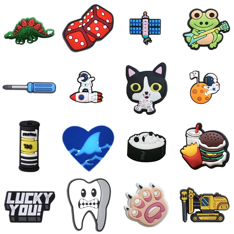 

Women Charm Decorations for Crocs Kids Shoes Accessories Packs Men Boy Para Pins Wholesale Bulk Girl Set Jeans Shoe Charms Gifts