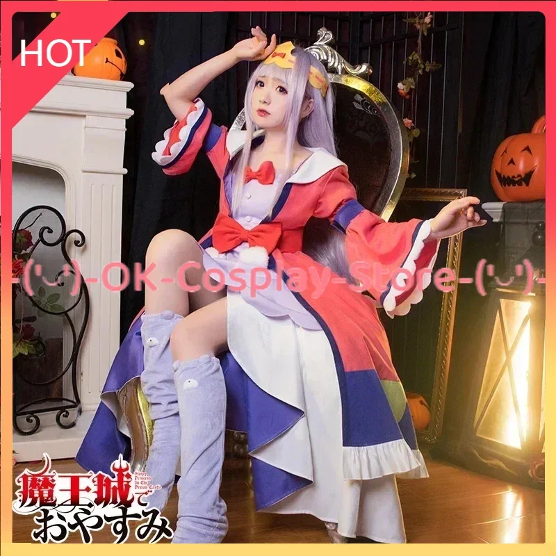 Фото [Сказ на заказ] Снежная принцесса в замке демонов Maoujou de Oyasumi Princess Syalis Косплей Костюм Женское платье Униформа на Хэллоуин №1