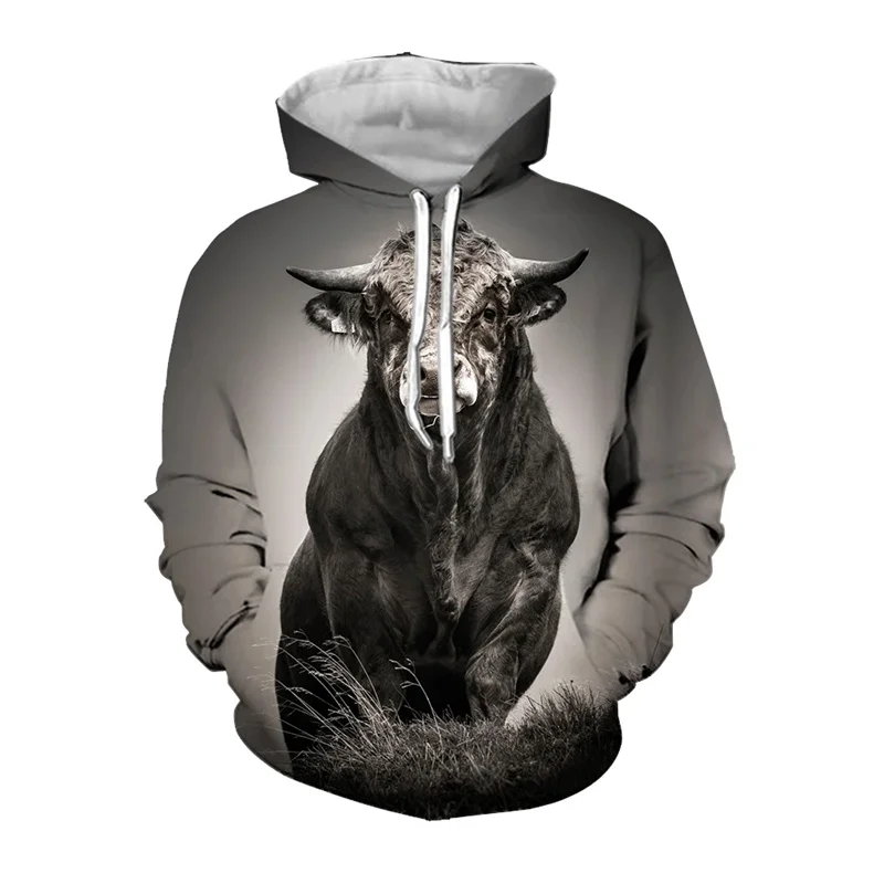 Толстовки с капюшоном 3D-принтом испанских бульбоев для мужчин